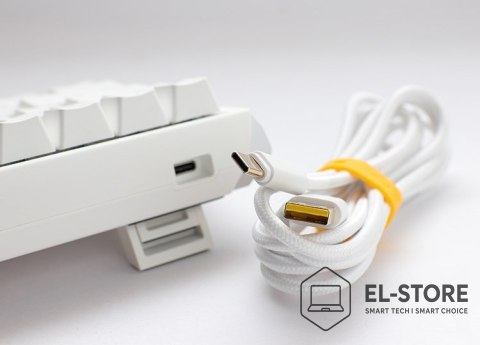 Ducky Ducky One 3 Mini Pure White klawiatura Gaming USB Niemiecki Biały
