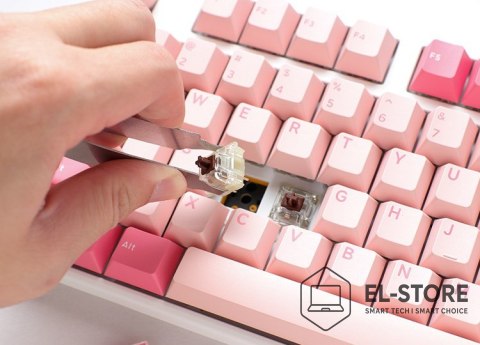 Ducky Ducky One 3 TKL Gossamer Pink klawiatura Gaming US