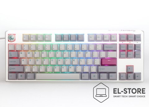 Ducky Ducky One 3 TKL Mist Grey klawiatura Gaming USB Niemiecki Szary
