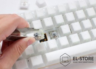 Ducky Ducky One 3 TKL klawiatura Gaming USB QWERTY Angielski Biały