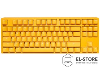 Ducky Ducky One 3 Yellow TKL klawiatura Gaming USB Niemiecki Żółty