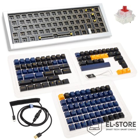 Ducky Ducky Outlaw 65 klawiatura Uniwersalne USB US English Srebrny