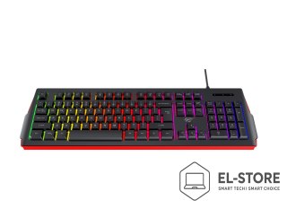HAVIT Klawiatura gamingowa Havit KB866L (czarno-czerwony)