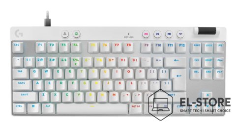 Logitech Klawiatura Logitech G PRO X TKL Rapid White