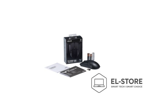 ASUS ASUS TUF Gaming M4 Wireless myszka Po prawej stronie RF Wireless + Bluetooth Optyczny 12000 DPI
