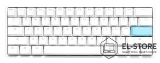 Ducky Ducky DKON2061ST klawiatura Gaming USB QWERTY Amerykański międzynarodowy Biały