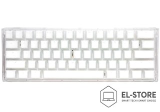 Ducky Ducky One 3 Aura White Mini klawiatura Gaming USB QWERTY Amerykański międzynarodowy Biały