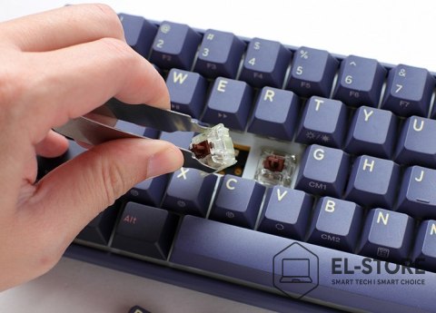 Ducky Ducky One 3 Mini klawiatura Gaming USB QWERTY Angielski Niebieski