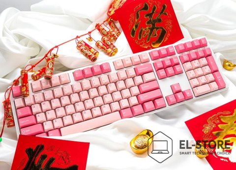 Ducky Ducky One 3 klawiatura Gaming USB QWERTY Angielski Różowy