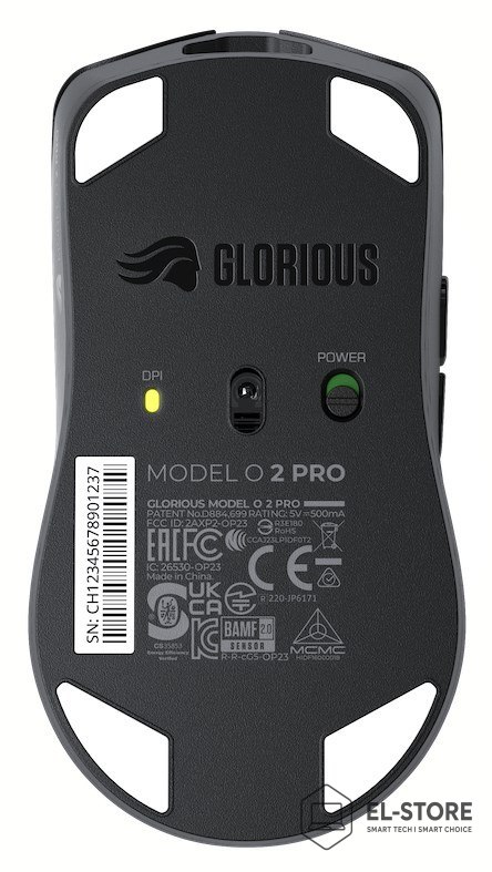 GLORIOUS Glorious PC Gaming Race O 2 PRO myszka Po prawej stronie USB Typu-A Optyczny 26000 DPI