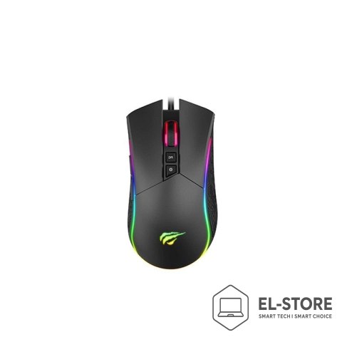 HAVIT Mysz gamingowa Havit MS1001S V2 (czarno-szara)
