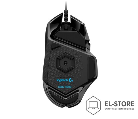Logitech Mysz Logitech G502 Gaming HERO EU 910-005471 (optyczna; 16000 DPI; kolor czarny)