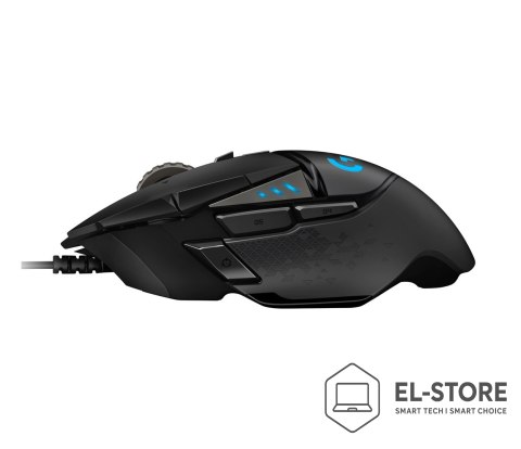 Logitech Mysz Logitech G502 Gaming HERO EU 910-005471 (optyczna; 16000 DPI; kolor czarny)