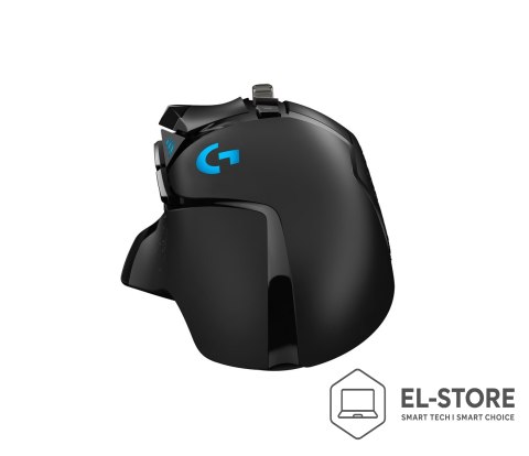 Logitech Mysz Logitech G502 Gaming HERO EU 910-005471 (optyczna; 16000 DPI; kolor czarny)