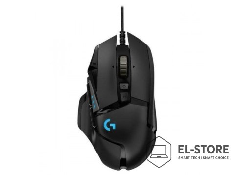 Logitech Mysz Logitech G502 Gaming HERO EU 910-005471 (optyczna; 16000 DPI; kolor czarny)