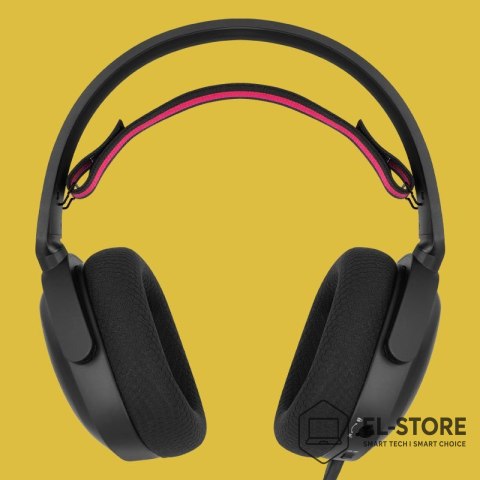 No name GAMIAC HS71 Zestaw słuchawkowy Przewodowa Opaska na głowę Gaming USB Type-C Czarny