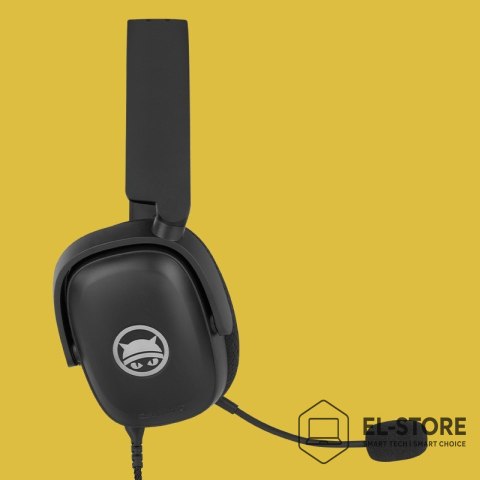 No name GAMIAC HS71 Zestaw słuchawkowy Przewodowa Opaska na głowę Gaming USB Type-C Czarny