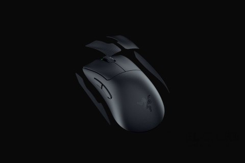 RAZER Razer DeathAdder V3 Pro myszka Gaming Po prawej stronie RF Wireless + USB Type-C Optyczny 30000 DPI
