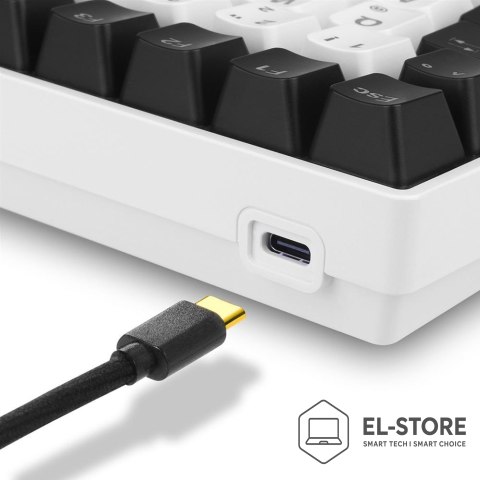 Sharkoon Klawiatura gamingowa Sharkoon SKILLER SGK50 S3 USB QWERTZ Niemiecki Biała