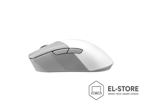 ASUS Mysz Asus ASUS ROG Gladius III Wireless Aimpoint White Prawa RF Wireless + Bluetooth + USB Type-A Optyczny 36000 DPI