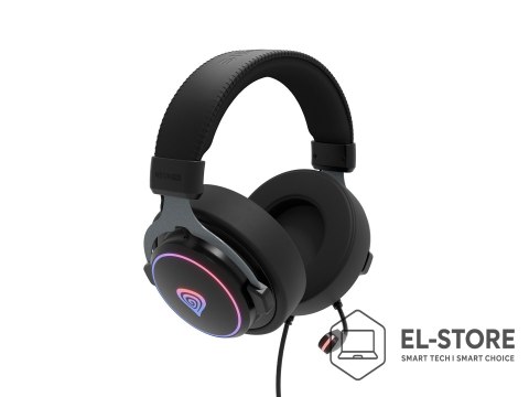 GENESIS GENESIS NSG-2169 słuchawki/zestaw słuchawkowy Przewodowa Opaska na głowę Gaming USB Typu-A Czarny
