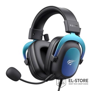 HAVIT Słuchawki gamingowe bluetooth HAVIT H2002U PRO (czarno-niebieskie)