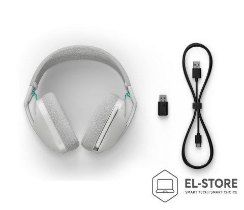 Logitech Logitech G G321 LIGHTSPEED Zestaw słuchawkowy Bezprzewodowy Opaska na głowę Gaming USB Type-C Bluetooth Biały
