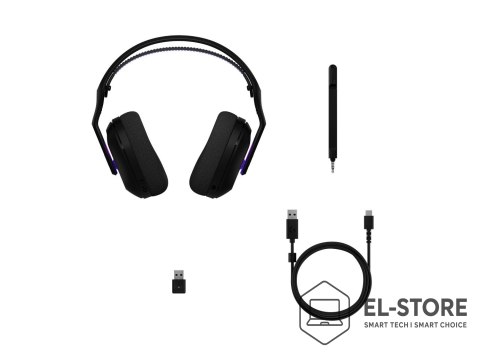 Logitech Logitech G G522 Lightspeed Zestaw słuchawkowy Bezprzewodowy Opaska na głowę Gaming USB Type-C Bluetooth Czarny
