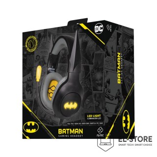 No name Zestaw słuchawkowy do gier Blade DC Batman ze światłem LED