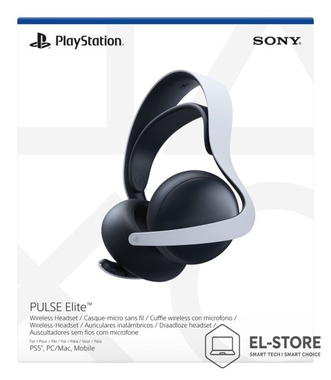 Sony Sony PULSE Elite Zestaw słuchawkowy Przewodowy i Bezprzewodowy Opaska na głowę Gaming Bluetooth Podstawka do ładowania Czarny, B
