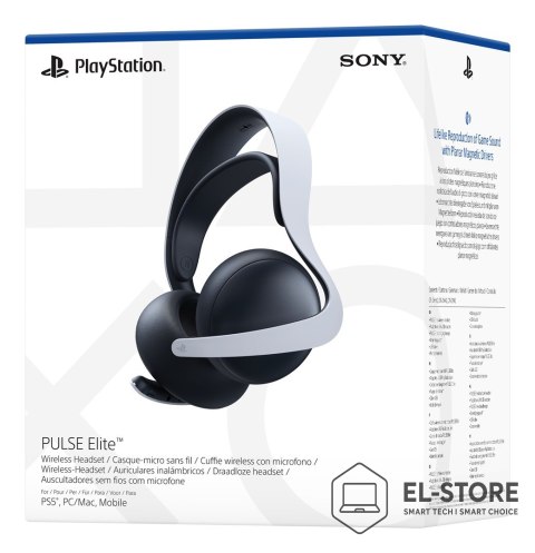 Sony Sony PULSE Elite Zestaw słuchawkowy Przewodowy i Bezprzewodowy Opaska na głowę Gaming Bluetooth Podstawka do ładowania Czarny, B