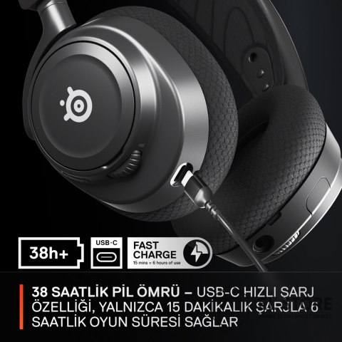 SteelSeries Słuchawki SteelSeries Arctis Nova 7 Czarne (61553)