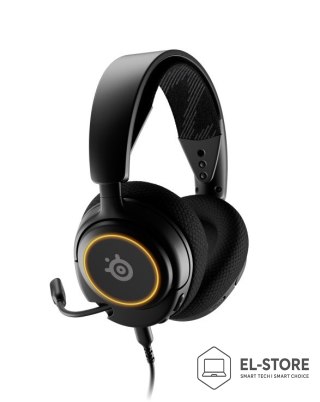 SteelSeries Słuchawki Steelseries Arctis Nova 3 61631 USB Type-C Czarne