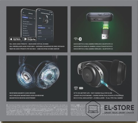 SteelSeries Słuchawki Steelseries Arctis Nova 3X Wireless for Xbox, czarne