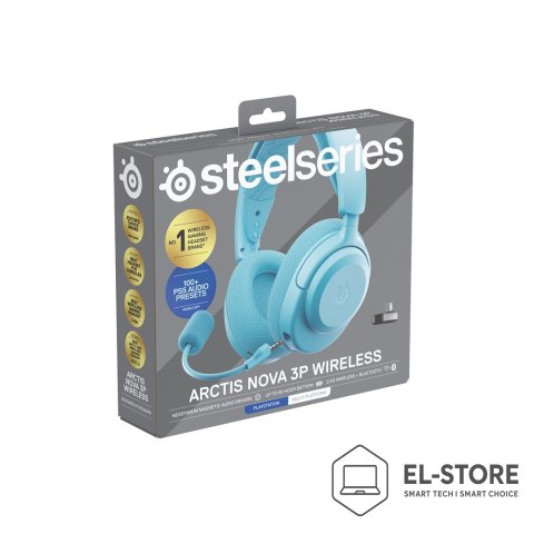 SteelSeries Słuchawki Steelseries Arctis Nova 3P Wireless for Playstation, Aqua
