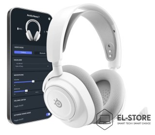 SteelSeries Słuchawki Steelseries Arctis Nova 7P Gen 2, White