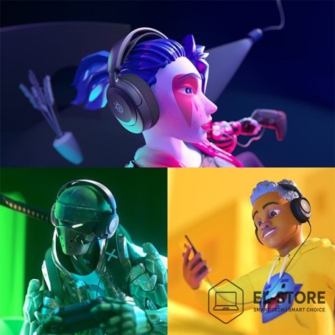 SteelSeries Steelseries Arctis Nova 1P Zestaw słuchawkowy Przewodowa Opaska na głowę Gaming Czarny