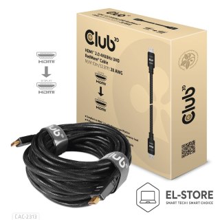 Club 3D CLUB3D HDMI 2.0 4K60Hz RedMere cable 10m/32.8ft