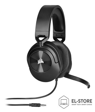 Corsair Corsair HS55 STEREO Zestaw słuchawkowy Przewodowa Ręczny Gaming Węgiel