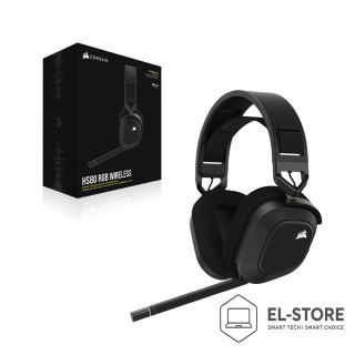 Corsair Słuchawki Corsair HS80 RGB Wireless Carbon