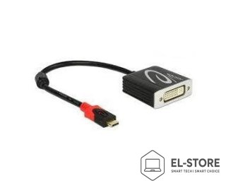 DELOCK DeLOCK 62734 adapter kablowy 0,2 m DisplayPort HDMI Typu A (Standard) Czarny