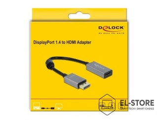DELOCK DeLOCK Aktywny DisplayPort 1.4 do HDMI Adapter 4K 60 Hz (HDR)