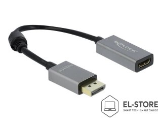 DELOCK DeLOCK Aktywny DisplayPort 1.4 do HDMI Adapter 4K 60 Hz (HDR)