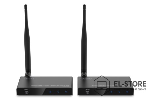 DIGITUS Digitus Bezprzewodowy zestaw przedłużacza/rozdzielacza sygnału HDMI (100 m, 1 x 4)