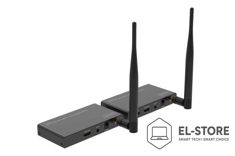 DIGITUS Digitus Bezprzewodowy zestaw przedłużacza/rozdzielacza sygnału HDMI (100 m, 1 x 4)