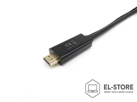 EQUIP Equip 119039 adapter kablowy 0,15 m HDMI Typu A (Standard) DisplayPort Czarny