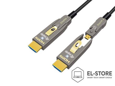 EQUIP Equip 119411 kabel HDMI 10 m HDMI Type-A/HDMI Type-D Czarny