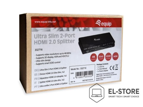 EQUIP Equip 332716 HDMI 2x HDMI