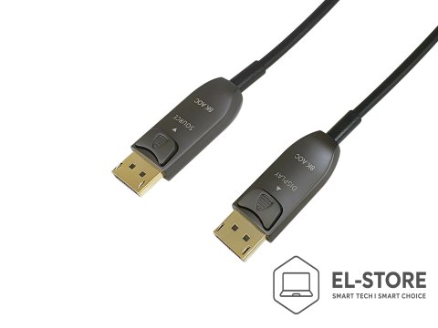 EQUIP Wyposażenie - Kabel DisplayPort - DisplayPort (M) do DisplayPort (M) - DisplayPort 1.4 - 50 m - Aktywny, Obsługuje 8K 30 Hz (768