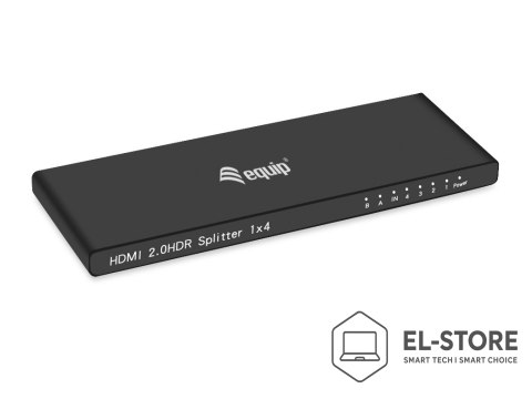 EQUIP Wyposażenie Rozdzielacz wideo HDMI 4x HDMI (332717)